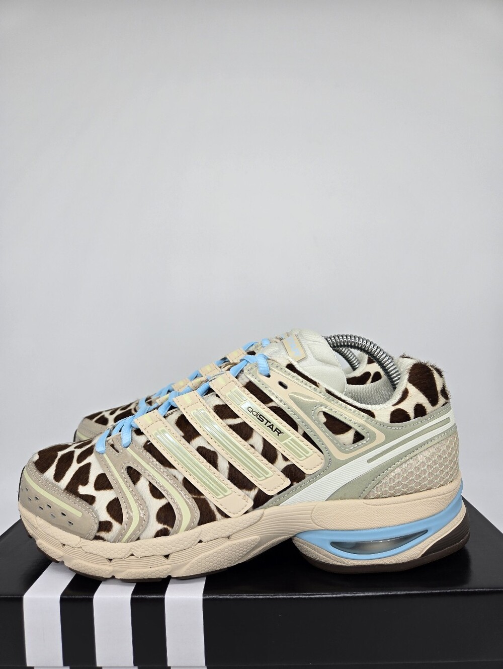 adidas Women's Adistar Control 5 KI4206 Giraffe Print Crystal Linen Shoes Size 6